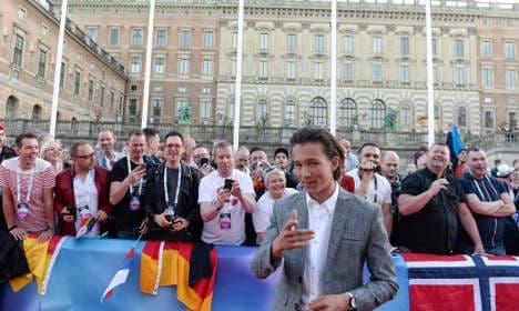 Eurovision artists walk red carpet in Stockholm