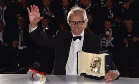 British director Ken Loach wins Palme d'Or at Cannes