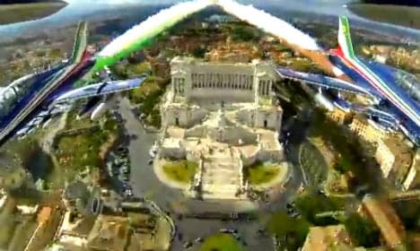 Air Force video shows stunning Rome from above