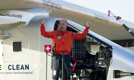 Swiss solar plane completes historic Atlantic crossing