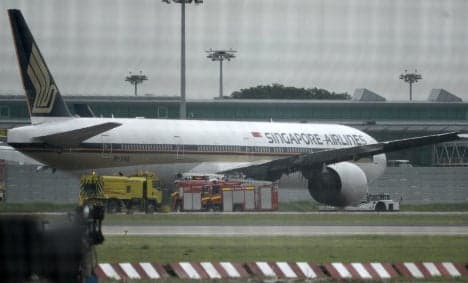 Milan-bound flight catches fire upon emergency landing