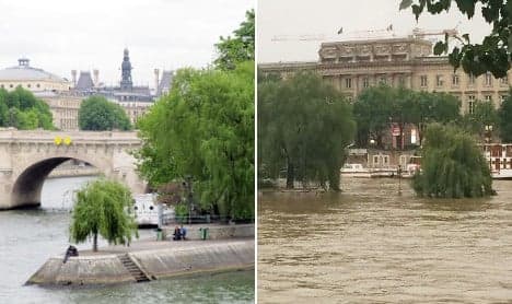 Striking before and after pics reveal extent of Paris flood