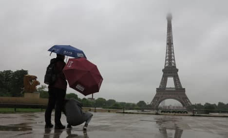 Paris has wettest spring in 100 years and it's hitting morale