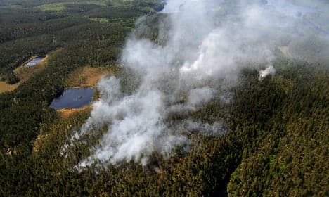 Crews battle wildfires blazing through Sweden