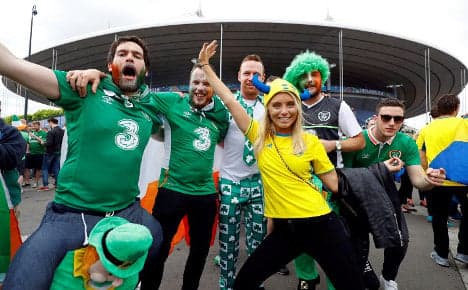 Paris to honour Ireland's two sets of 'wonderful' fans