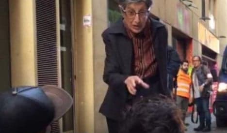 Fearless 'supergranny' stands up to squatters in Barcelona