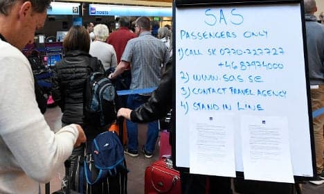 Swedish pilot strike hits 20,000 passengers