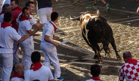 Five held over sexual assault after first day of bull run fest