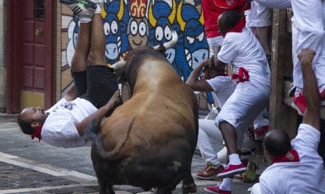 Six gored in 'war-like' Pamplona bull run