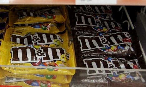 M&amp;M's chocolate war continues in Sweden