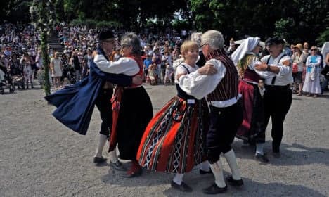 Swedish nationalists' solution for suburbs? Folk dancers