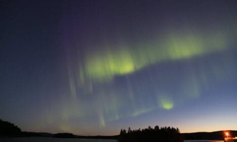 Swede films spectacular Northern Lights show