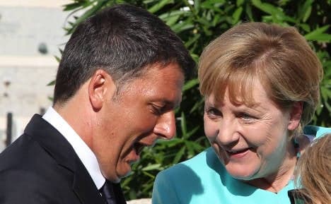 Merkel backs 'courageous' Renzi over EU budget rules
