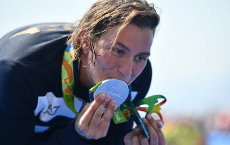 Italy swim star's nod to girlfriend hailed as gay first