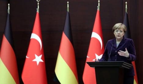 Merkel calls for 'loyalty' from Turkish-Germans