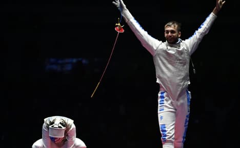 Italian fencer Garozzo wins men's foil gold