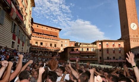 IN PICTURES: Hundreds gather for historic Siena palio