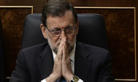 Spanish MPs reject Rajoy in first confidence vote