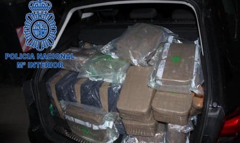 Four Spanish police arrested for drug theft