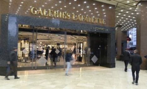 Paris: Galeries Lafayette sees fall in foreign shoppers