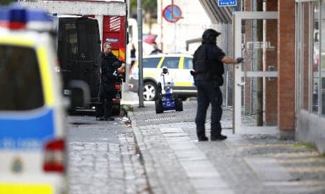 Police hold student over Gothenburg school blast
