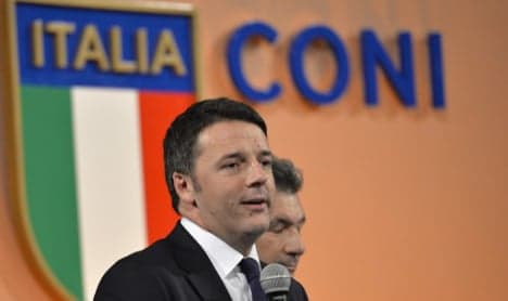 Italian PM dismisses idea of Rome 2024 Olympics