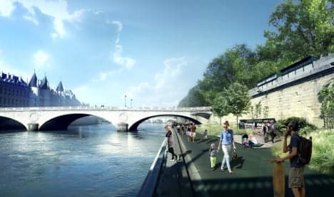 Paris set to make river bank car-free for six-month trial