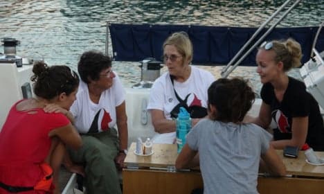 Women-led flotilla sails from Barcelona to Gaza Strip
