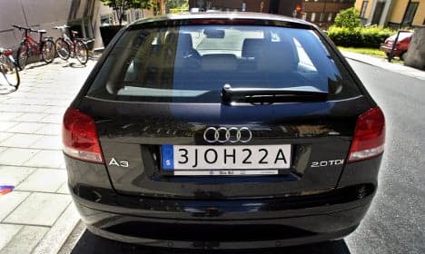 Man's 'offensive' number plate banned in Sweden