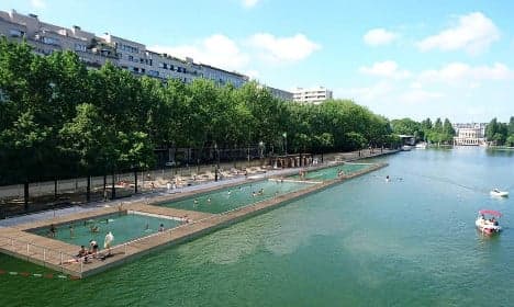 Paris aims for free canal swimming pool for summer