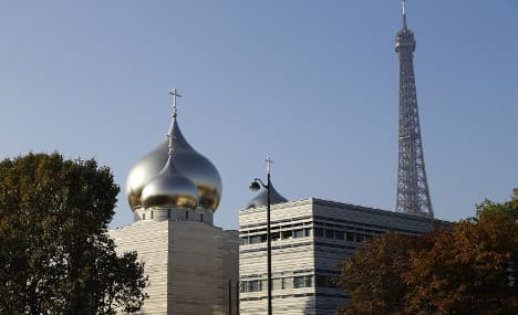 Russia opens new cathedral in Paris, but without Putin