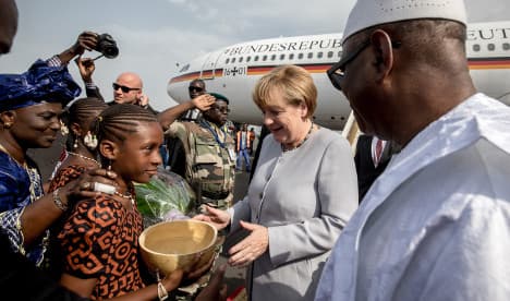 Merkel warns of 'brain drain' in Africa amid refugee influx
