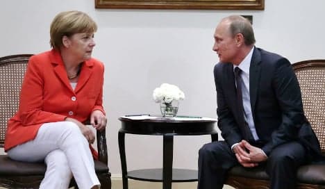 Syria now on the table as Putin comes to Berlin