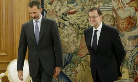 Spain's Rajoy says king has tasked him with forming govt