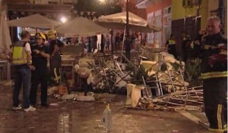 Dozens hurt in café gas blast on Costa del Sol