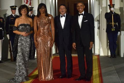 Renzi tells Michelle Obama: Your speeches are better than your tomatoes
