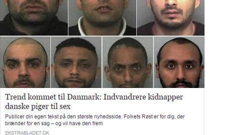 Danish tabloid pulls 'racist' migrant sex kidnap post