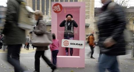 Swiss charity tackles toy company with Barbie stunt