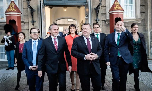 Here is Denmark's new coalition government