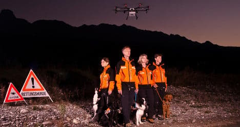 Drones to help Swiss rescue dogs find missing people