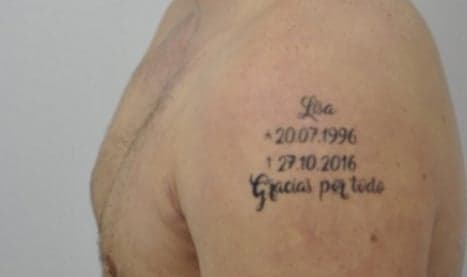 German murder suspect found in Spain with RIP tattoo clue