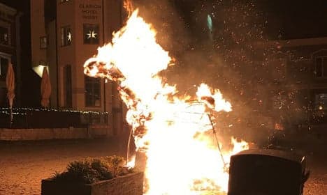 Second Christmas goat burned down in Sweden