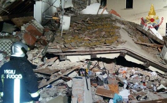 Tuscan house collapses after gas explosion, killing one