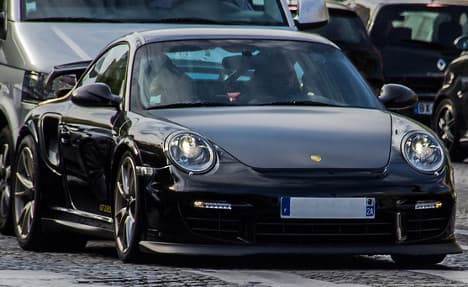 Bomb squad blows up Paris driver's badly-parked Porsche