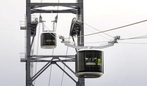 France's first urban cable car runs into trouble after two weeks
