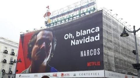 Colombia asks Madrid to remove Netflix 'Narcos' billboard