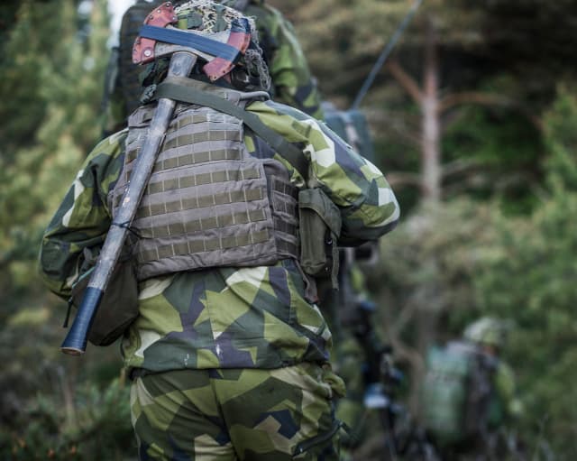 Swedish soldier reports attack by unknown assailants during exercise