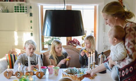 In pictures: Tour this unusal Swedish home at Christmas