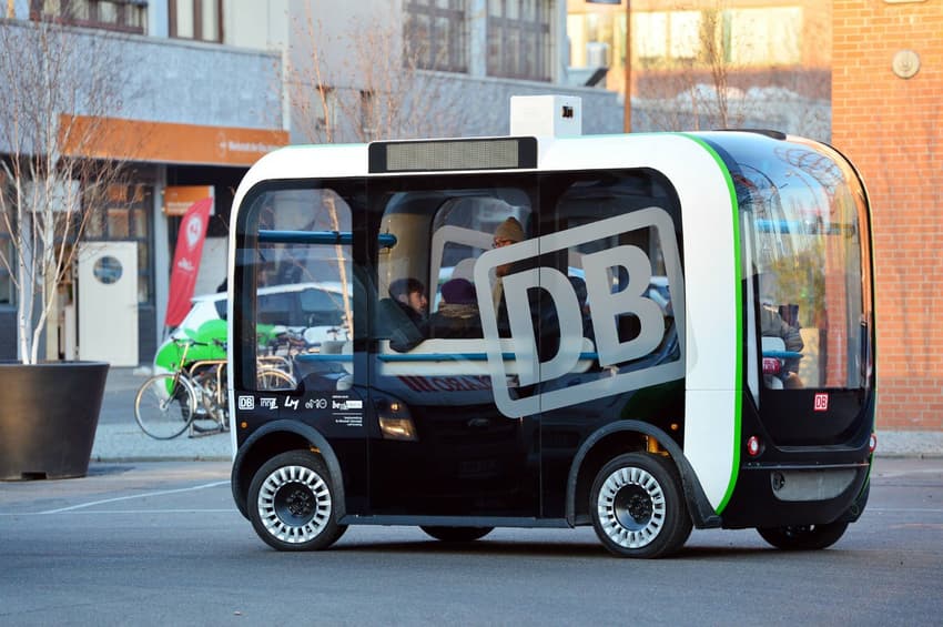Driverless bus 'Olli' undergoes testing in Berlin