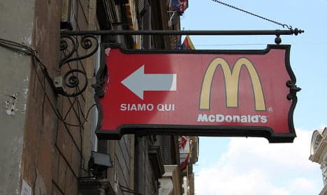McDonald's opens by the Vatican despite protests